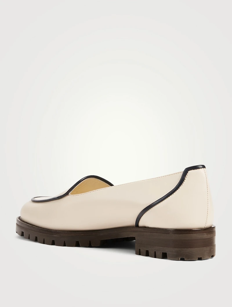 Foco Leather Loafers