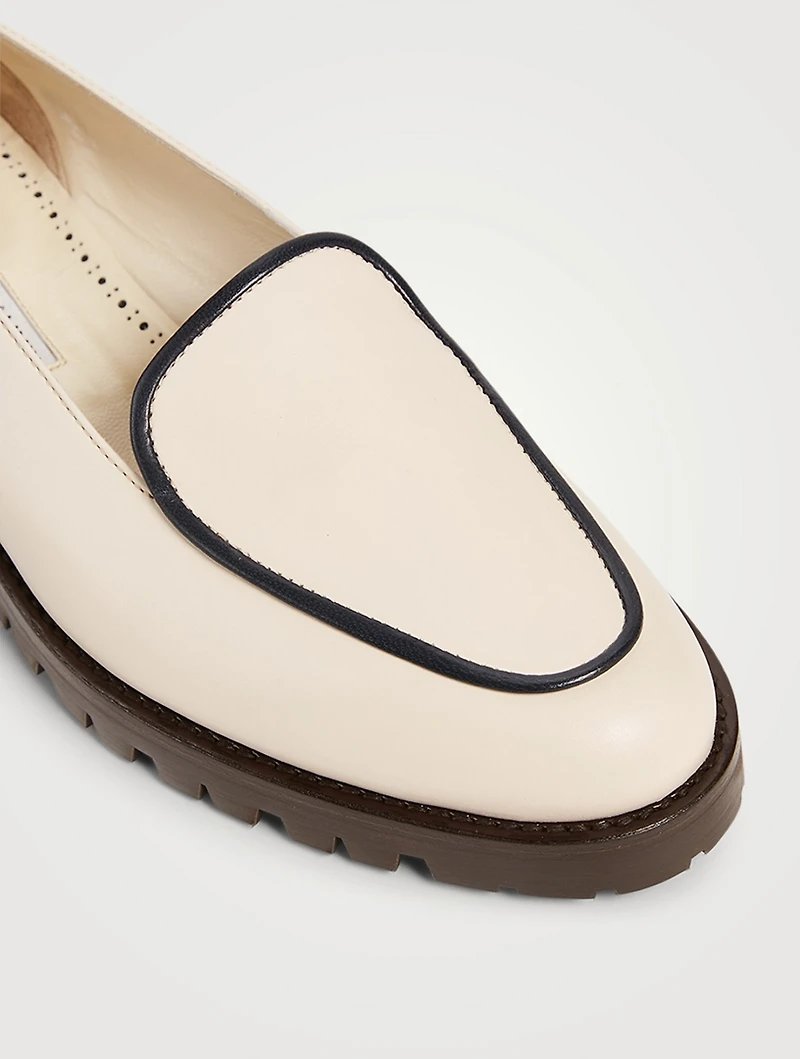 Foco Leather Loafers