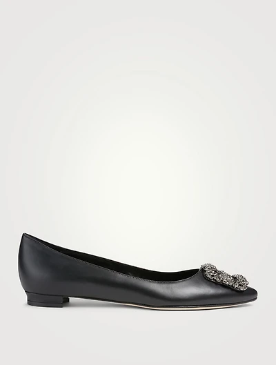 Hangisi Leather Ballet Flats