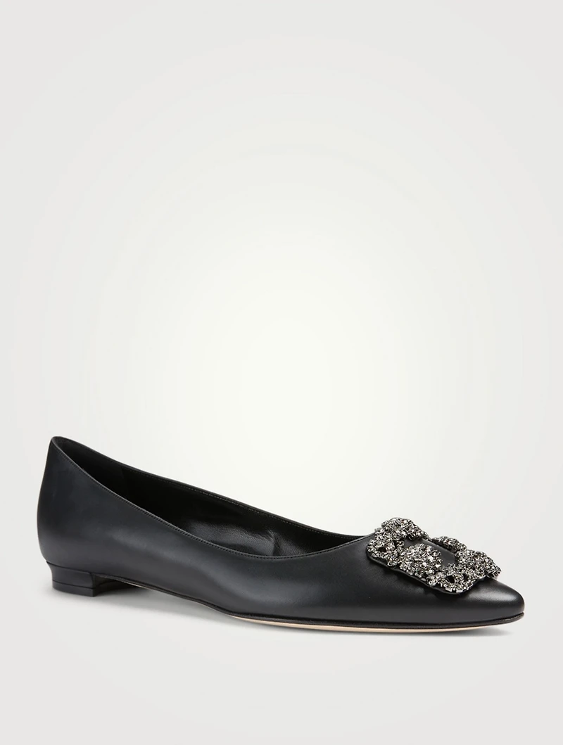 Hangisi Leather Ballet Flats