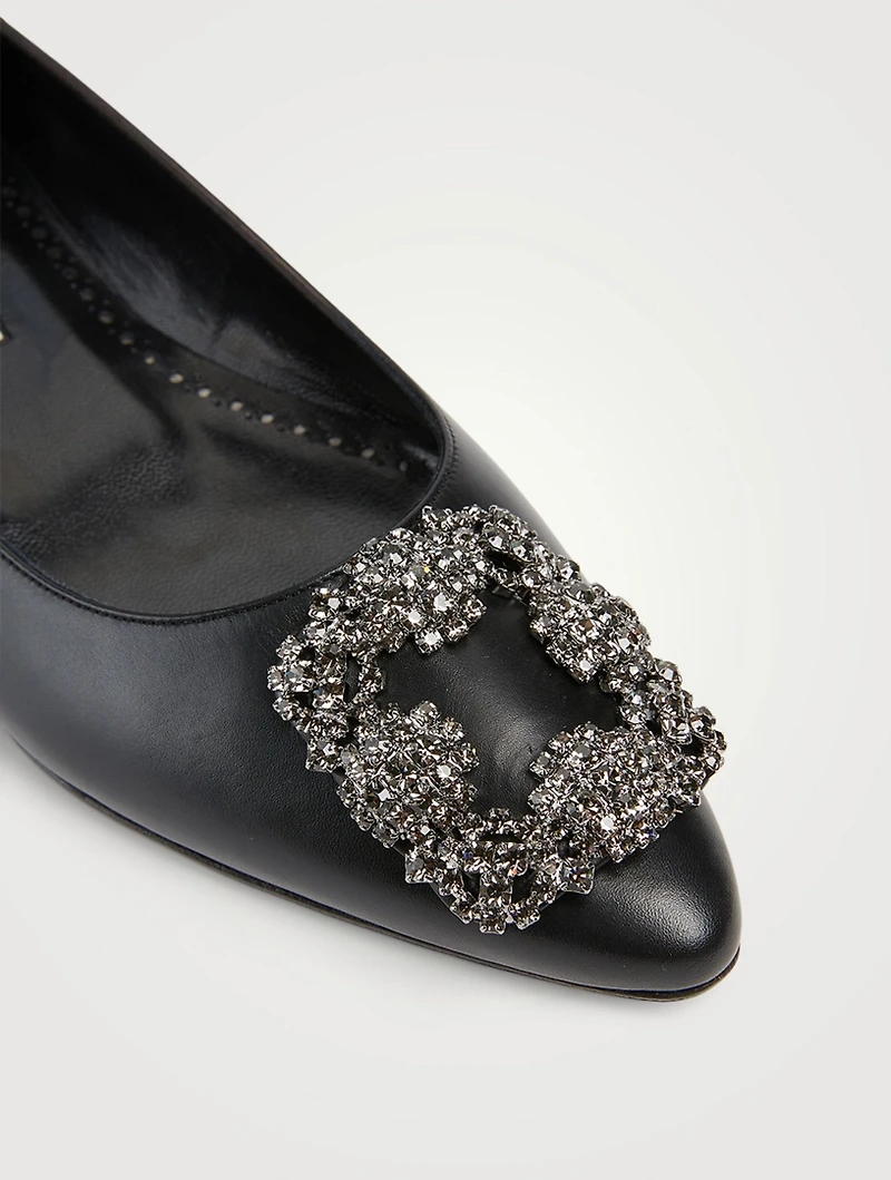 Hangisi Leather Ballet Flats