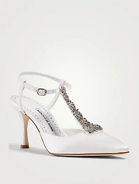 Tangun Satin T-Bar Pumps