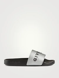Rubber Logo Slide Sandals