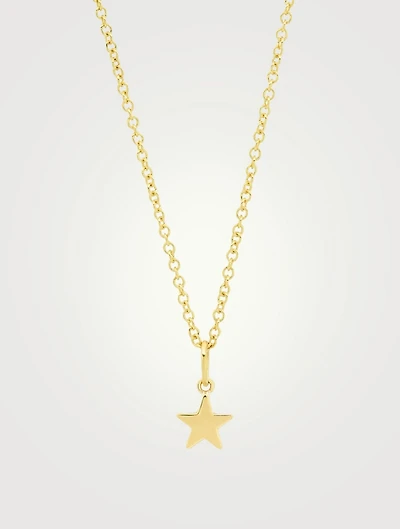 Mini 18K Gold Star Necklace