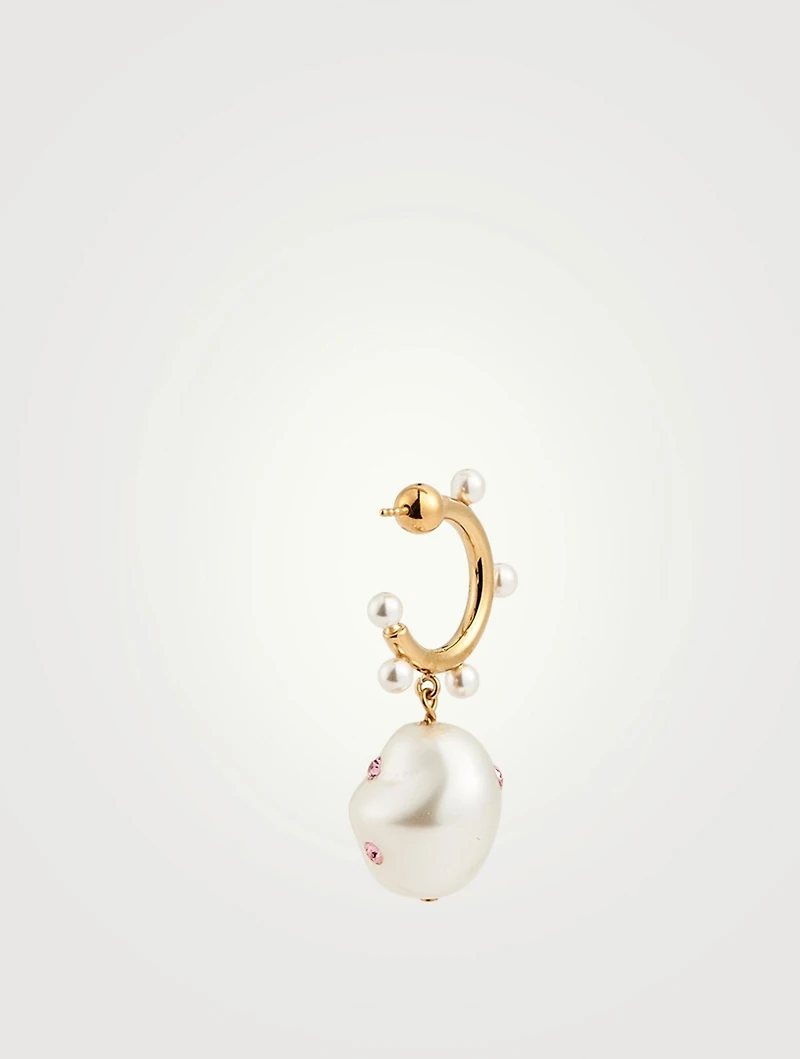 24K Goldplated Jelly Beans Earrings With Crystals