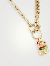 24K Goldplated Maneki Neko Necklace