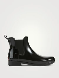 Refined Gloss Rubber Chelsea Rain Boots