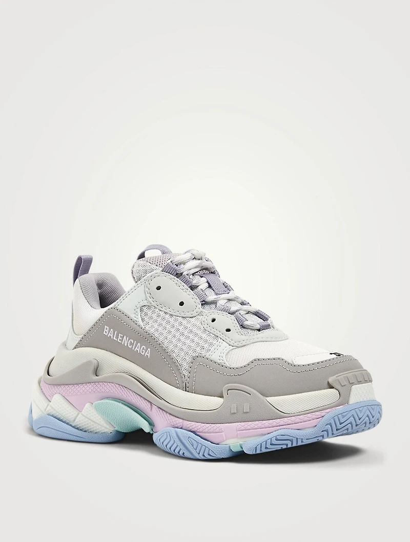 Triple S Double Foam And Mesh Sneakers
