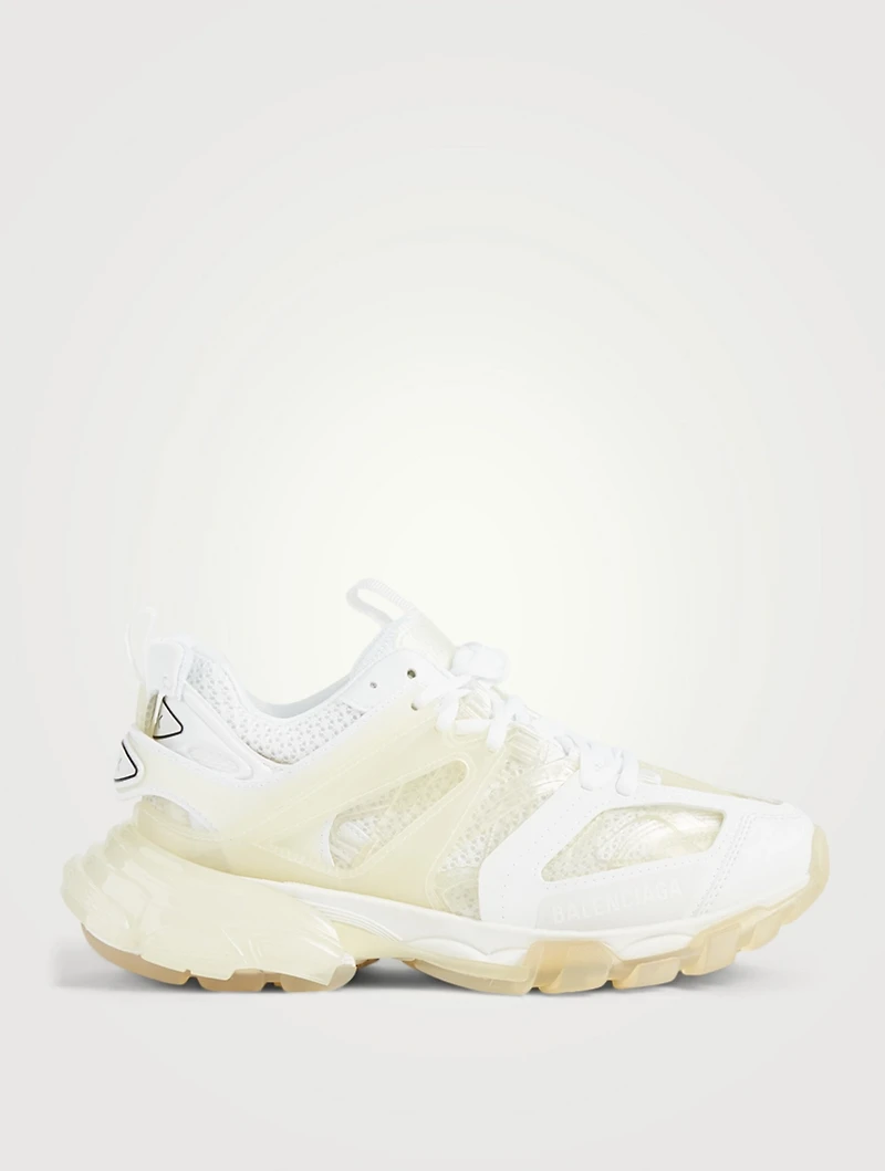 Track Clear Sole Mesh And Nylon Sneakers