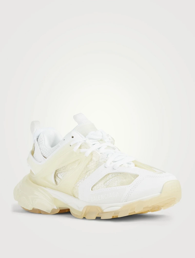 Track Clear Sole Mesh And Nylon Sneakers