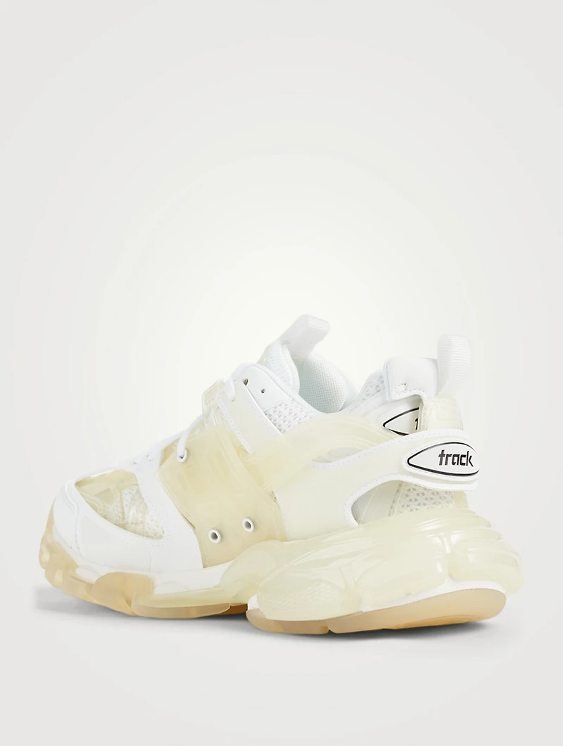 Track Clear Sole Mesh And Nylon Sneakers