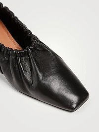 Phinia 55 Gathered Leather Pumps
