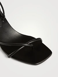 Borealis Leather Slingback Heeled Sandals