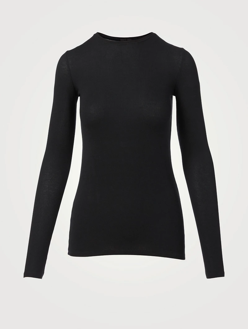 Crewneck Long-Sleeve T-Shirt