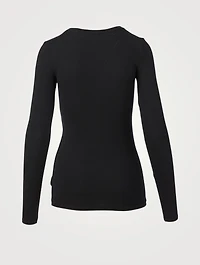 V-Neck Long-Sleeve T-Shirt