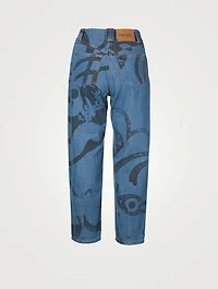 K-Tiger Cotton Straight-Leg Jeans