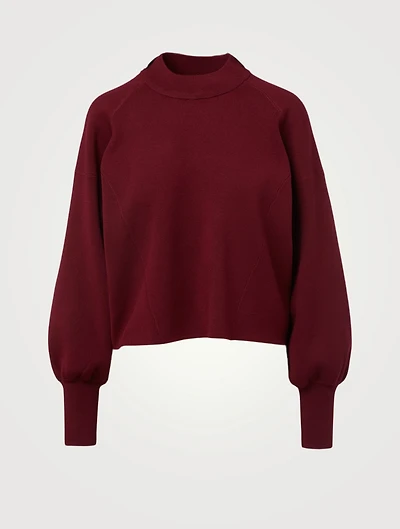 Eleanor Knit Cropped Crewneck Sweater