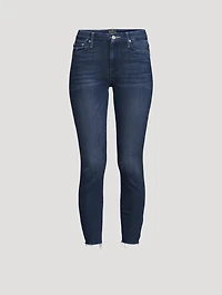Looker High-Waisted Jeans With Ankle Fray