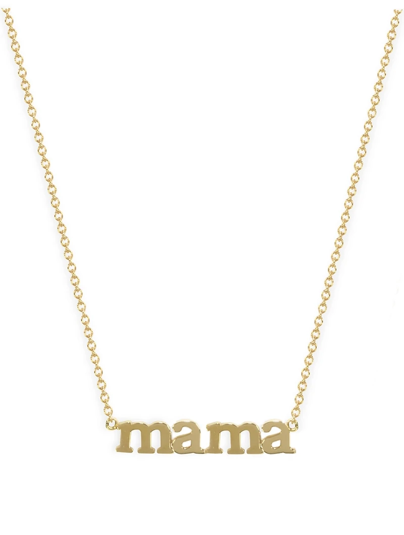 18K Gold Mama Necklace