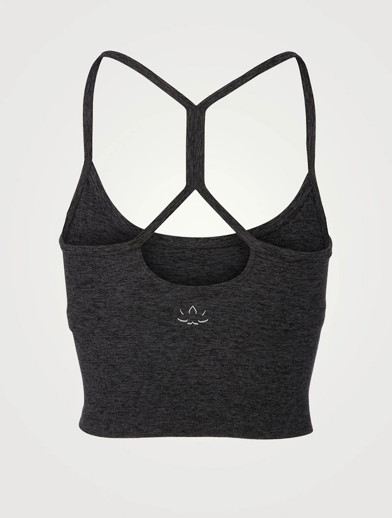 Spacedye Slim Racerback Cropped Tank Top