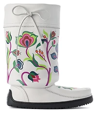 Christi Belcourt Gatherer Leather Mukluks
