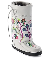 Christi Belcourt Gatherer Leather Mukluks