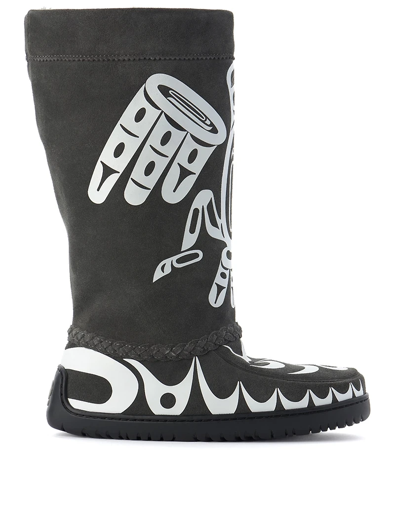 Corinne Hunt Tamarak Suede Mukluks