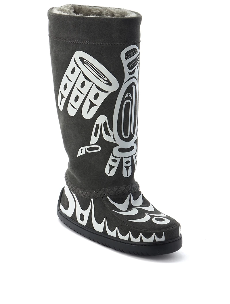Corinne Hunt Tamarak Suede Mukluks