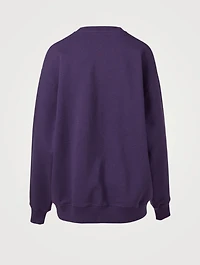 Organic Cotton Face Sweatshirt
