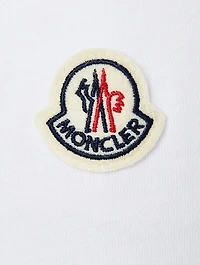 Cotton T-Shirt With Raised Logo