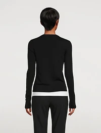 Wool V-Neck Cardigan