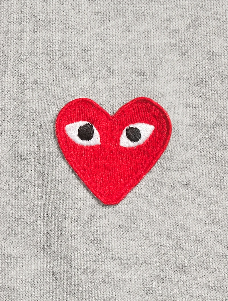 Cotton Zip Hoodie With Heart