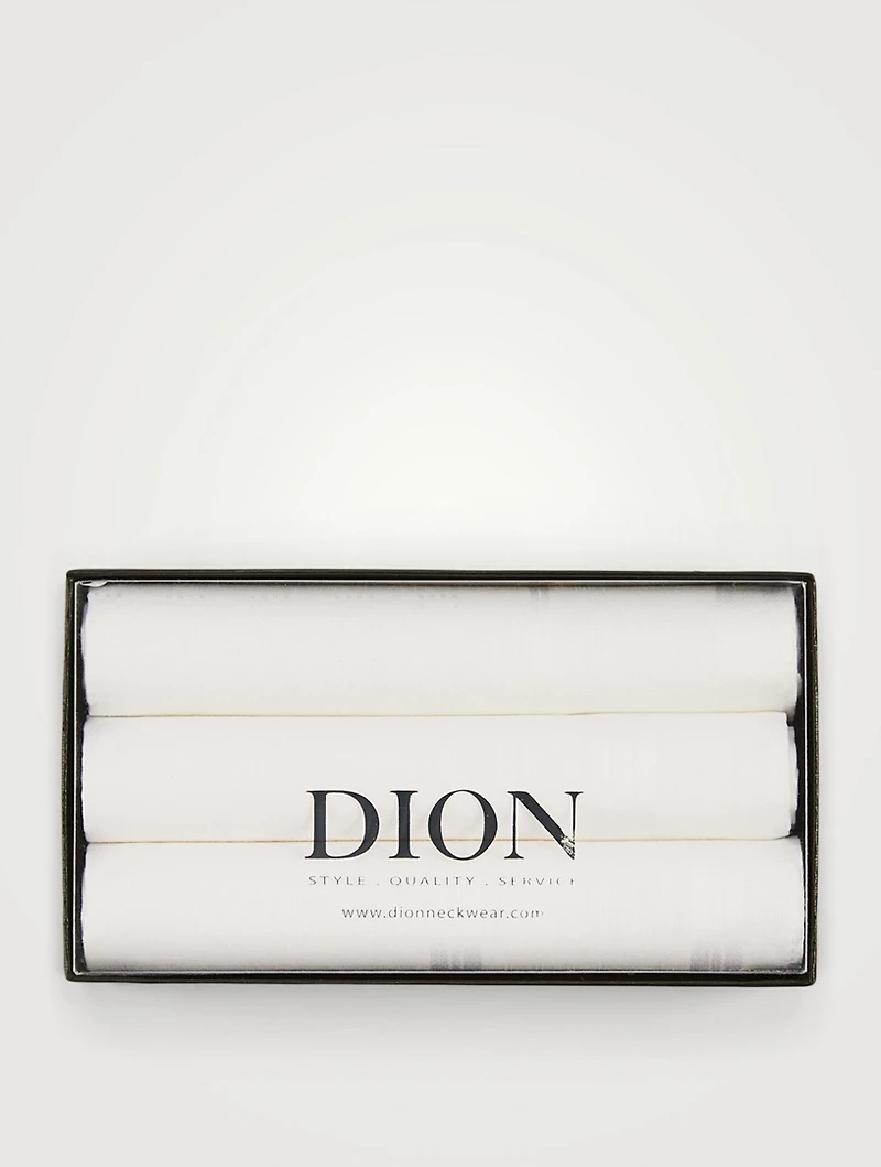 Pack of Three Cotton Hankies