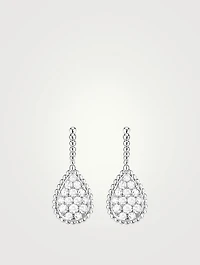 Serpent Bohème L Motif White Gold Sleeper Earrings With Diamonds