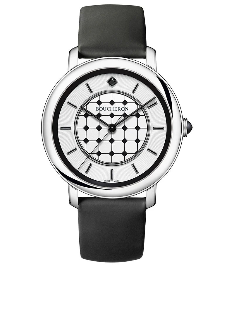 Epure 160 Anniversary Edition Stainless Steel Watch With Leather Strap