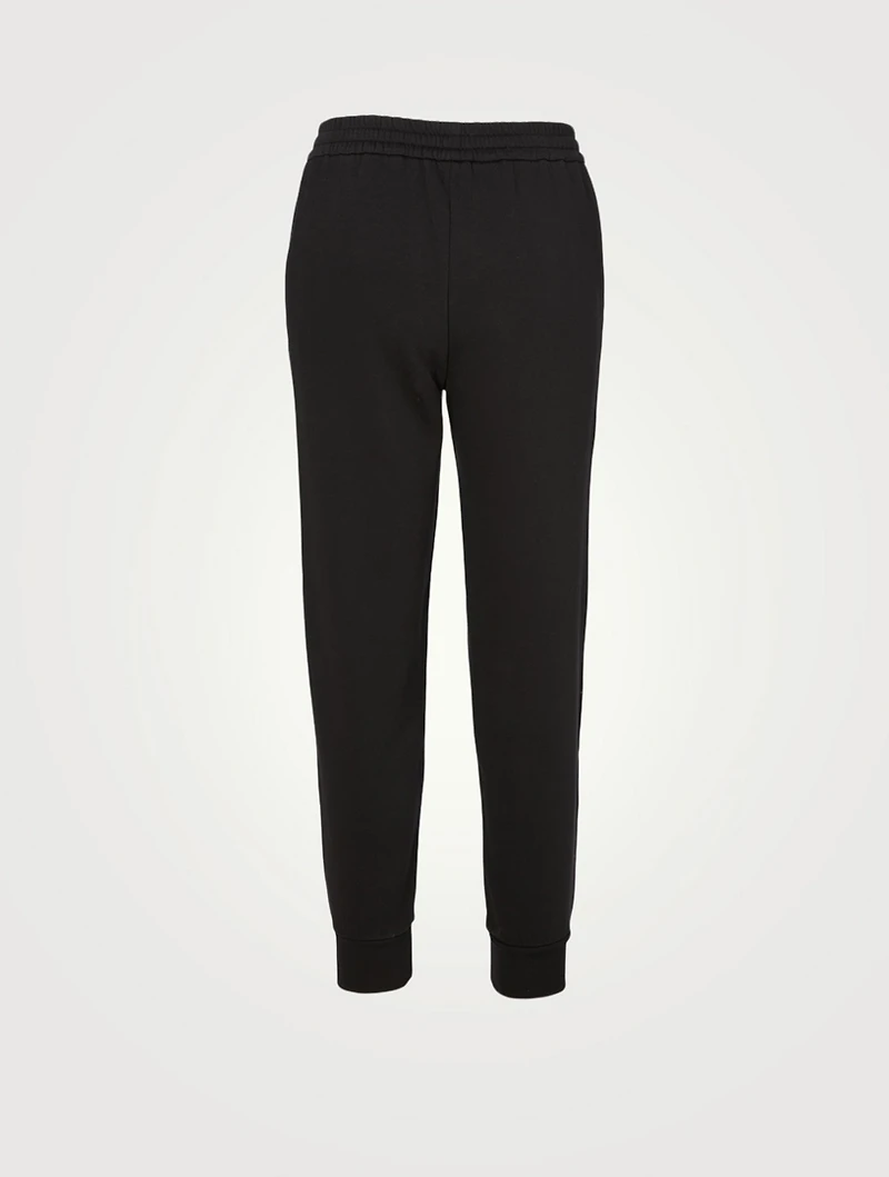 Cotton-Blend Jogger Pants With Logo