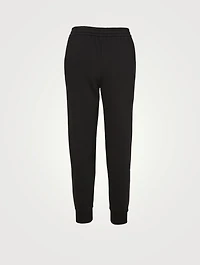 Cotton-Blend Jogger Pants With Logo