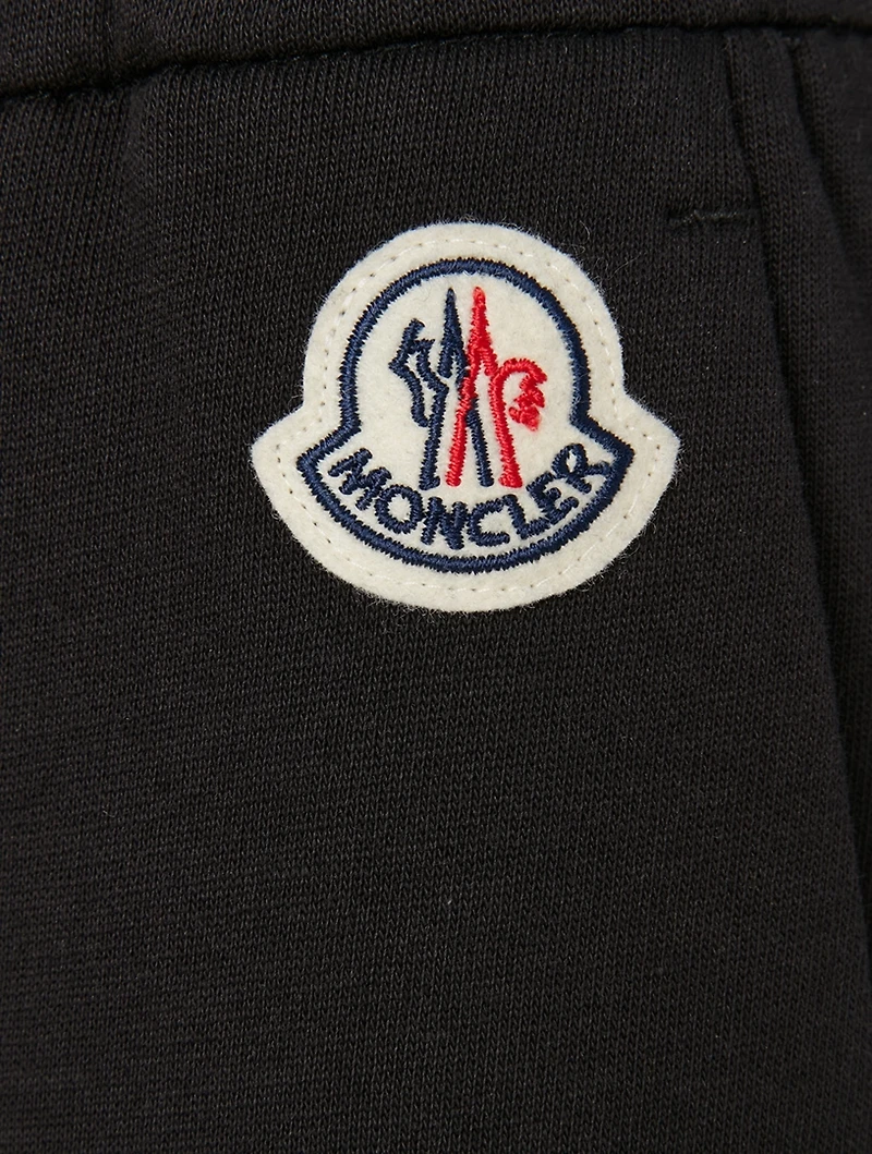 Cotton-Blend Jogger Pants With Logo