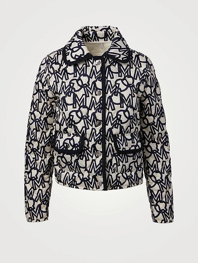 Ain Down Coat Logo Print