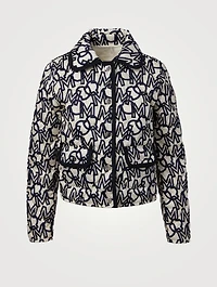 Ain Down Coat Logo Print