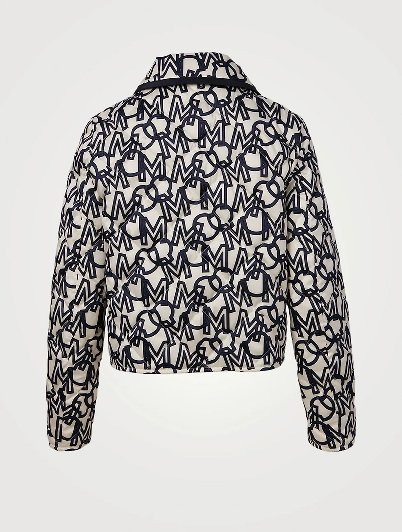 Ain Down Coat Logo Print