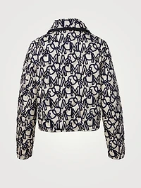 Ain Down Coat Logo Print