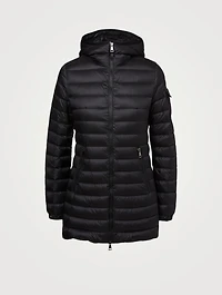 Ments Quilted Down Jacket With Hood