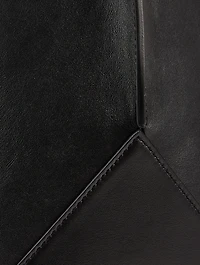 T Twist Leather Tote Bag