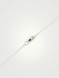 Sterling Silver Tiny Egg Pendant Necklace