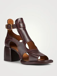 Gaile Leather Heeled Sandals