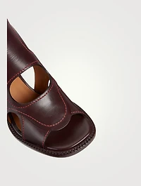 Gaile Leather Heeled Sandals