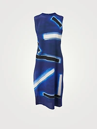 Silk Long Tunic Blouse