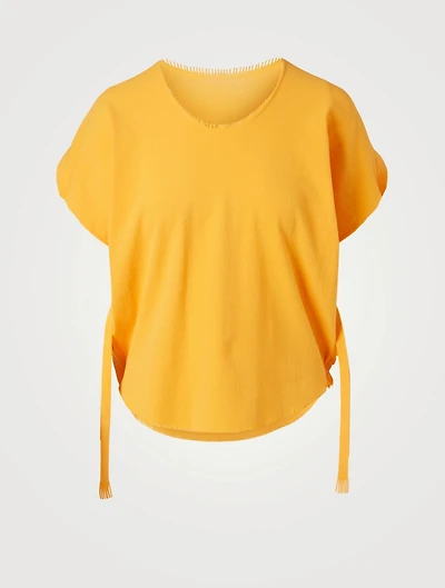Oval Ap Short-Sleeve Top
