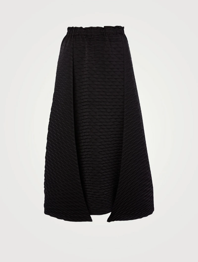 Temporary Room Pleats Midi Skirt